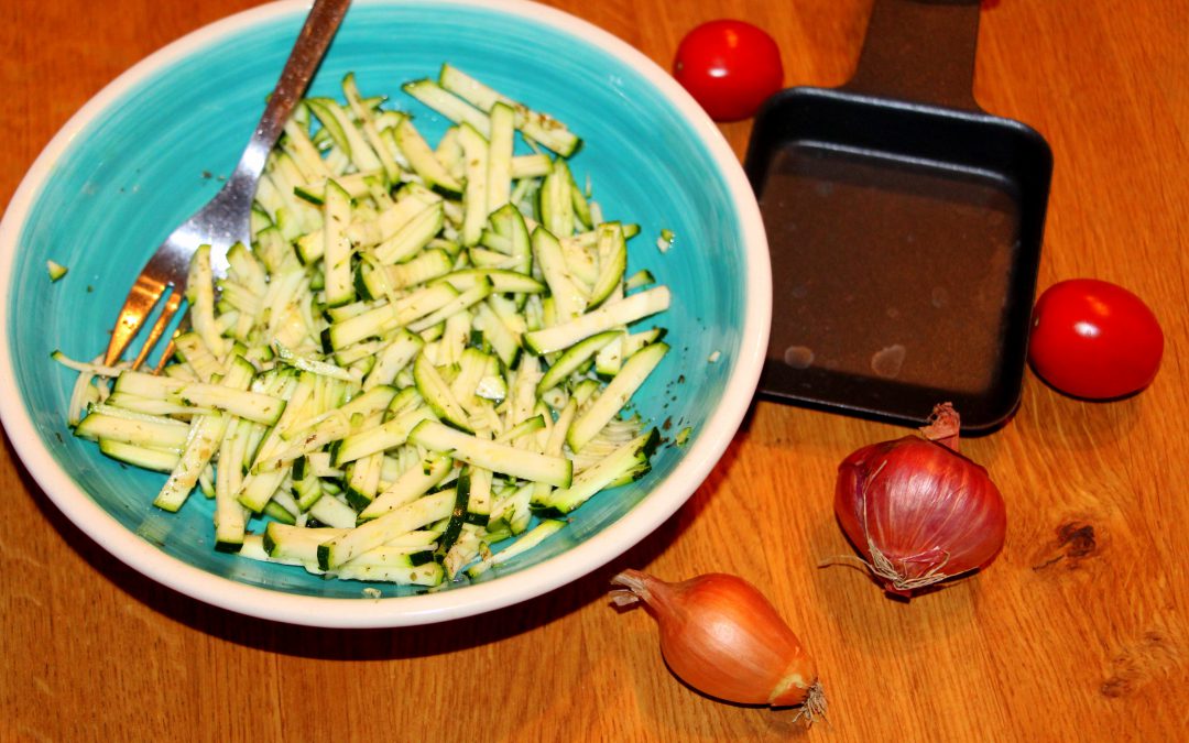 Marinierte Zucchini zum Raclette